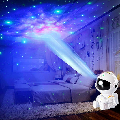 Star Projector Galaxy Night Light, Starry Nebula Ceiling LED Lamp Room Decor with Remote, Astronaut Gifts for Kids Adults for Bedroom, Christmas, Halloween, Birthdays, Valentine'S Day